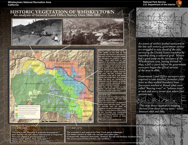 Whiskeytown Historic Vegetation Poster Display